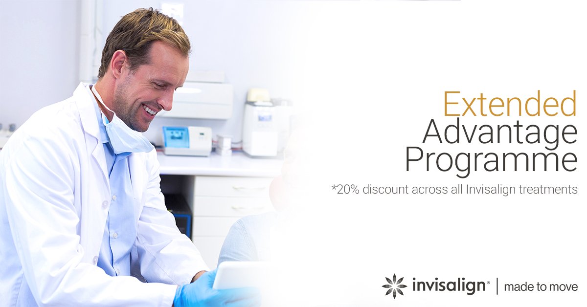 InvisalignGCC's tweet photo. The Invisalign System offers you the possibility to move your practice from analog to digital flows. Sign up now and for your first 12 months, enjoy a 20% discount across Invisalign treatments with complete clinical support from our clinical advisors team https://t.co/NdMpZprmas https://t.co/4BwuDQBSqG