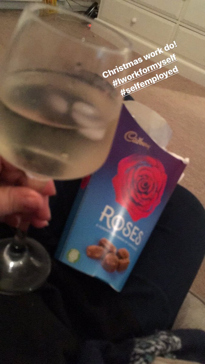 BacktoyouBeauty's tweet photo. When you are self employed with only you in your business, this is what the office Christmas party looks like 😂😂😂 Cheers! #christmasparty #iworkformyself #thisisme https://t.co/f3vtOCDjVi