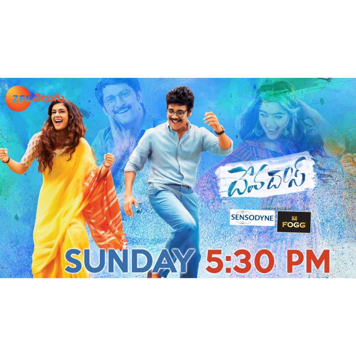 ZeeTVTelugu's tweet photo. Stay tune to #ZeeTelugu for World Television Premiere #Devadas today at 5:30 PM!!
@iamnagarjuna @NameisNani @iamRashmika @aakanksha_s30
@SriramAdittya #Manisharma
@VyjayanthiFilms
#DevadasFirstTimeOnTelevision
#DevaDasOnZeeTelugu https://t.co/KEjM8zrnfh