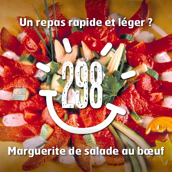 Rapide et léger avant le #réveillon ? Une délicieuse marguerite de salade au bœuf #léger #noëlarrive 🥗
bit.ly/2P5meOF