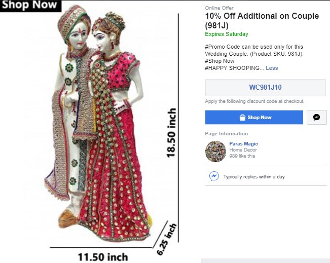 ParasGreeting's tweet image. #GetAdditionalDiscountInthisCouple
#UsePromoCode
WC981J10
parasmagic.com/paras-magic-we…