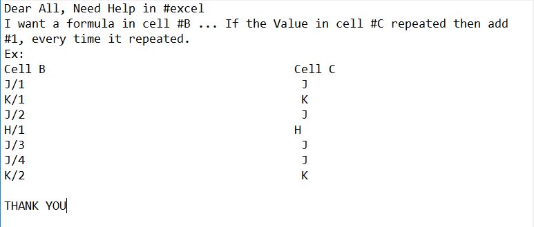 as3ate's tweet photo. Dear All, Need Help in #excel
#office  #Microsoft https://t.co/RwXvpUYou6