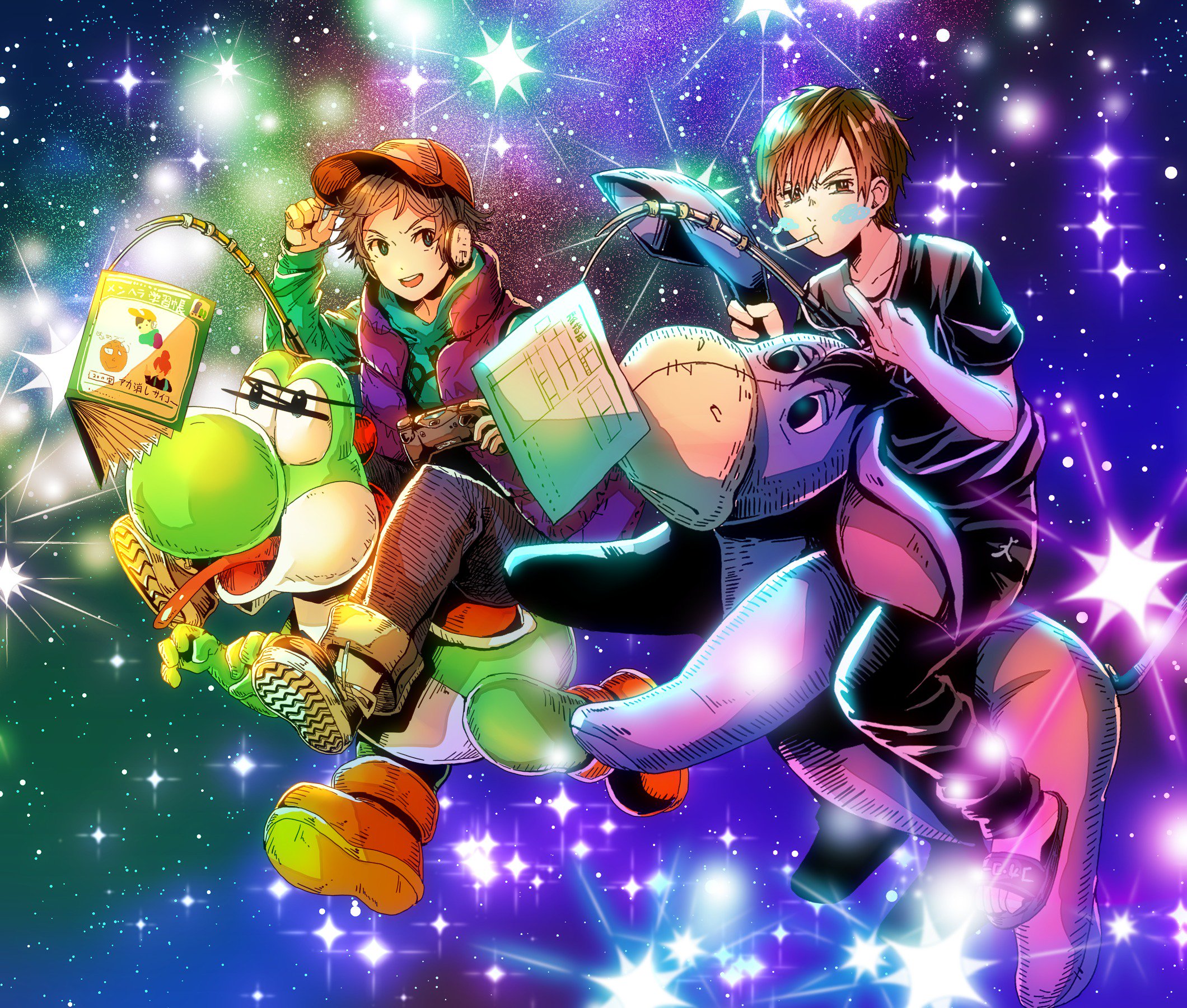 もりでとう コレコレの放送視聴中 仕事のイラストばかり描いていてこのツイッターで公開できるイラスト が１０枚くらいしかなく 消去法で選んだ４枚です ちなみに本当の今年の４枚はコレコレさんとコレクトのヘッダー コレコレtシャツ 裏座談会の絵 全部