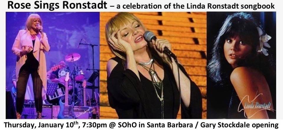 Rosemary Butler brings her unique Linda Ronstadt show to SOhO in Santa Barbara on Jan 10th. Rose toured with Linda & crafted a beautiful musical tribute to the legendary singer & recording artist with an all-star band & special guests. Click here for tix: sohosb.com/event/1802592-…