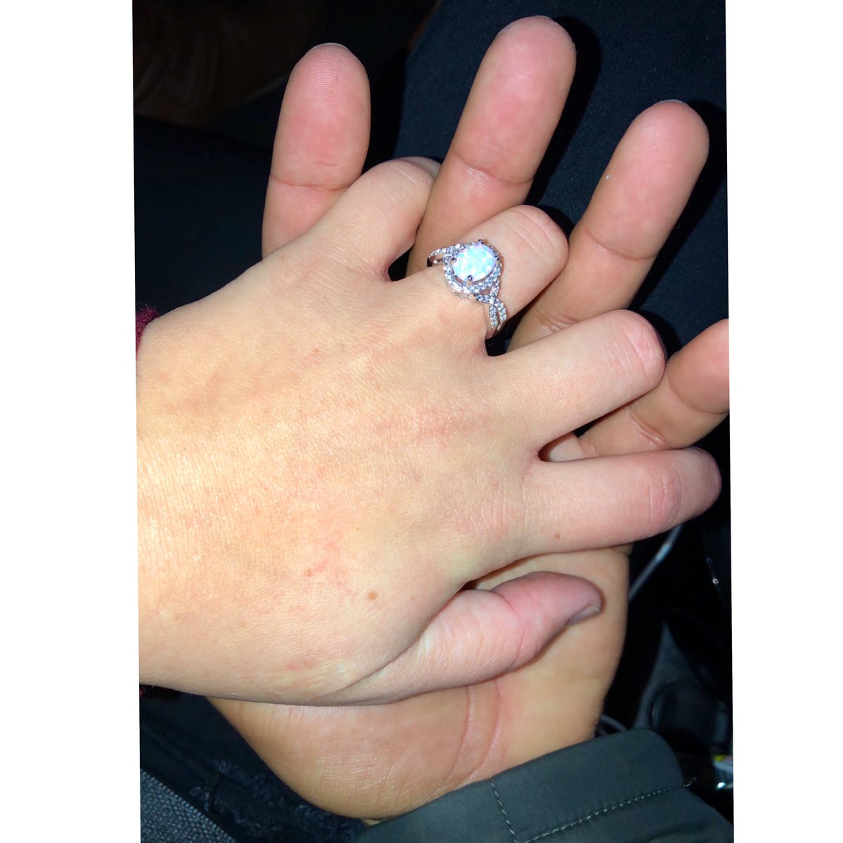 miss_quentd's tweet photo. I canโt wait to marry you๐๐ #weengaged https://t.co/JCHMC288g0