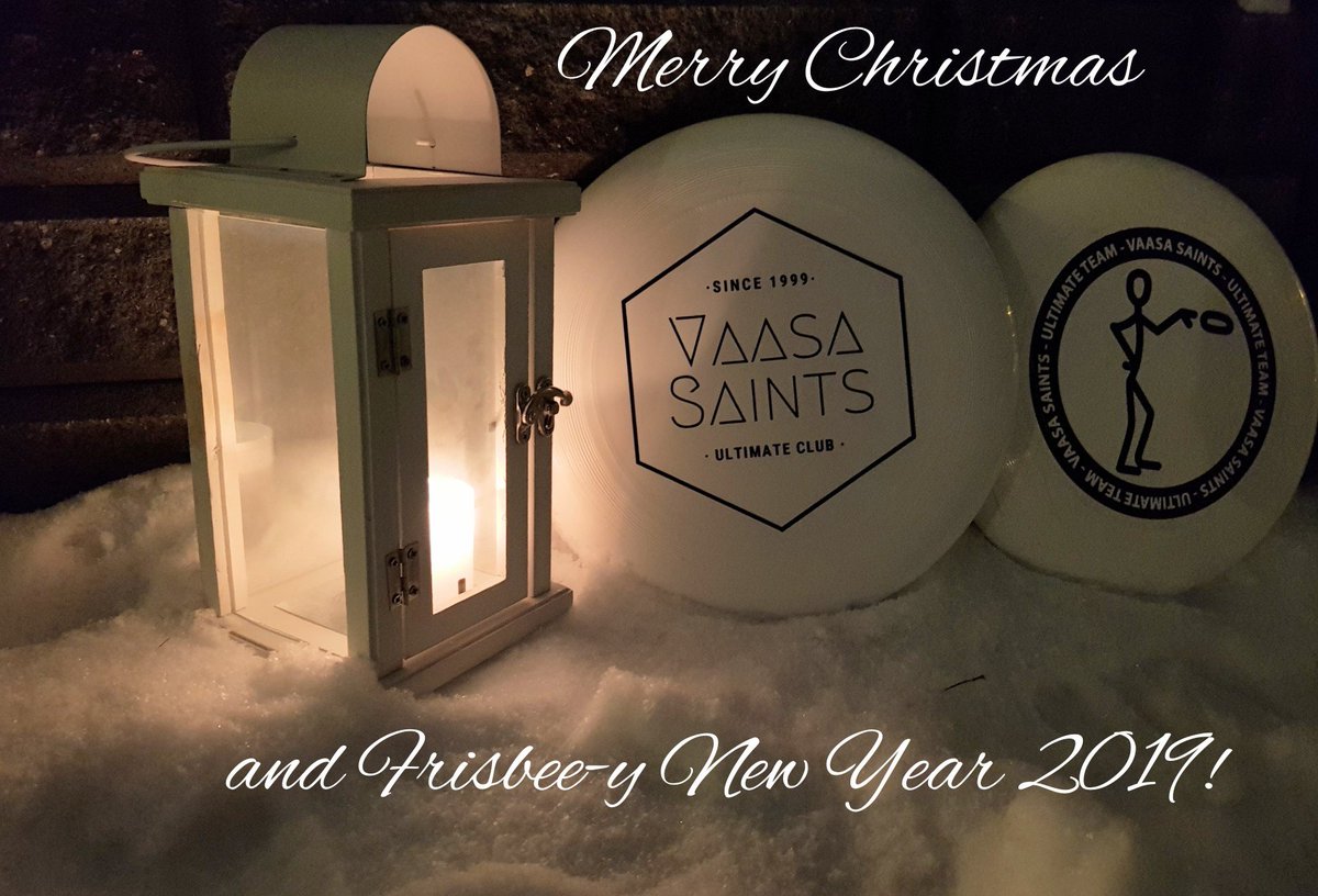 Merry Christmas everyone! May year 2019 be more frisbee-y than ever! #ultimatefi #ultimatefrisbee #frisbeelife