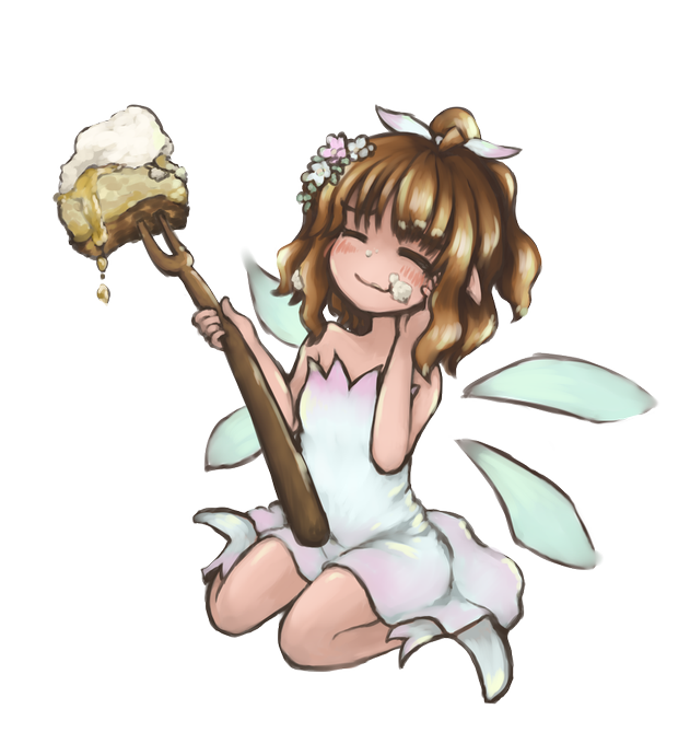 パンケーキもぐもぐようせいもできたのでこちらも…!
ケーキとかでも行けそう。
パンケーキ無し版も用意したので何かいろいろぶっさしてください。(クリームはついてるけど)
#フェアリー桃子だけど 
#アイドル投票TC 