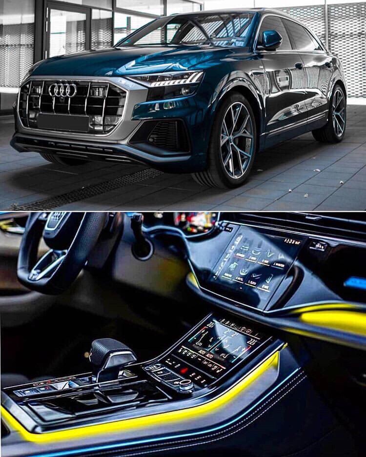 JezzaMaqasa's tweet photo. I just can’t stop myself from posting about #Ingolstadt beauties, herewith it’s the #GalaxyBlue @AudiOfficial #Q8 in #50TDI guise. When the product is in your DNA 🧬 and you can’t separate from it. Coming right up next to your @audisouthafrica dealerships in #Q1 of 2019 https://t.co/VpA0I1yth9