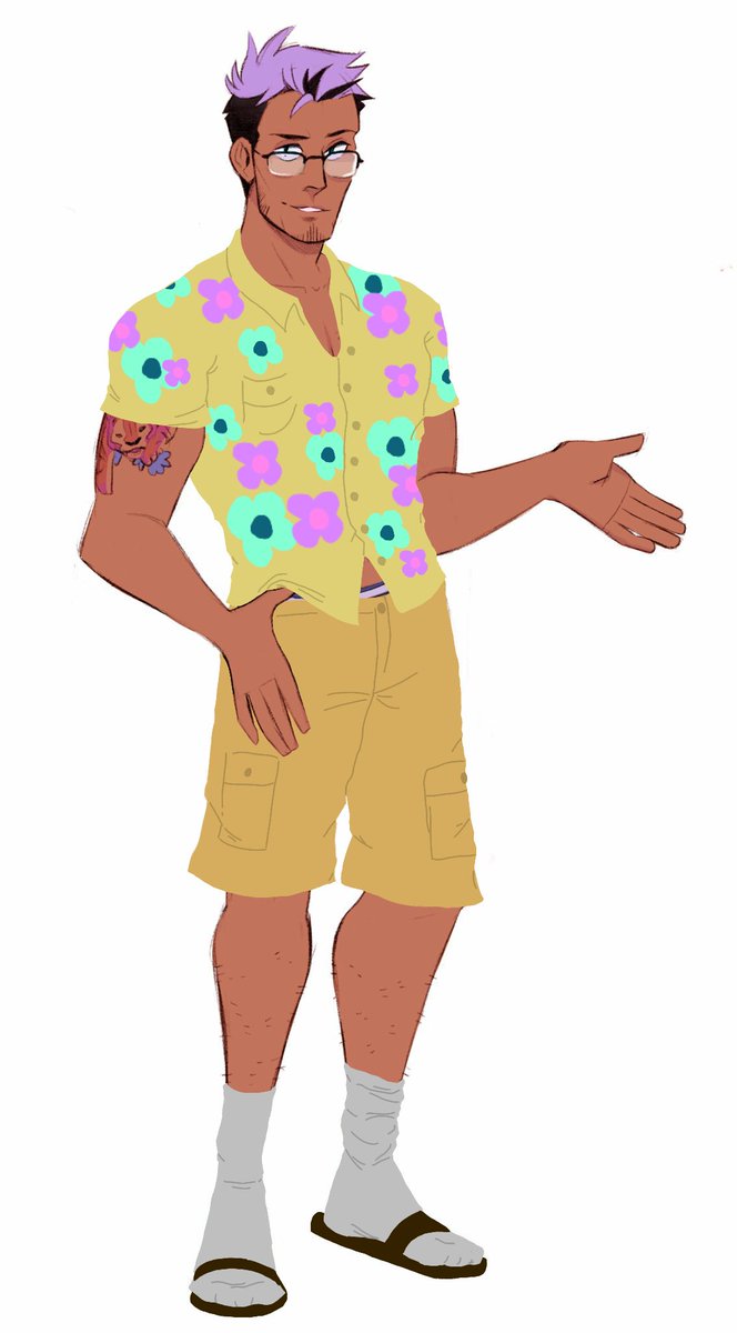 hawaiian shirt dad outfit