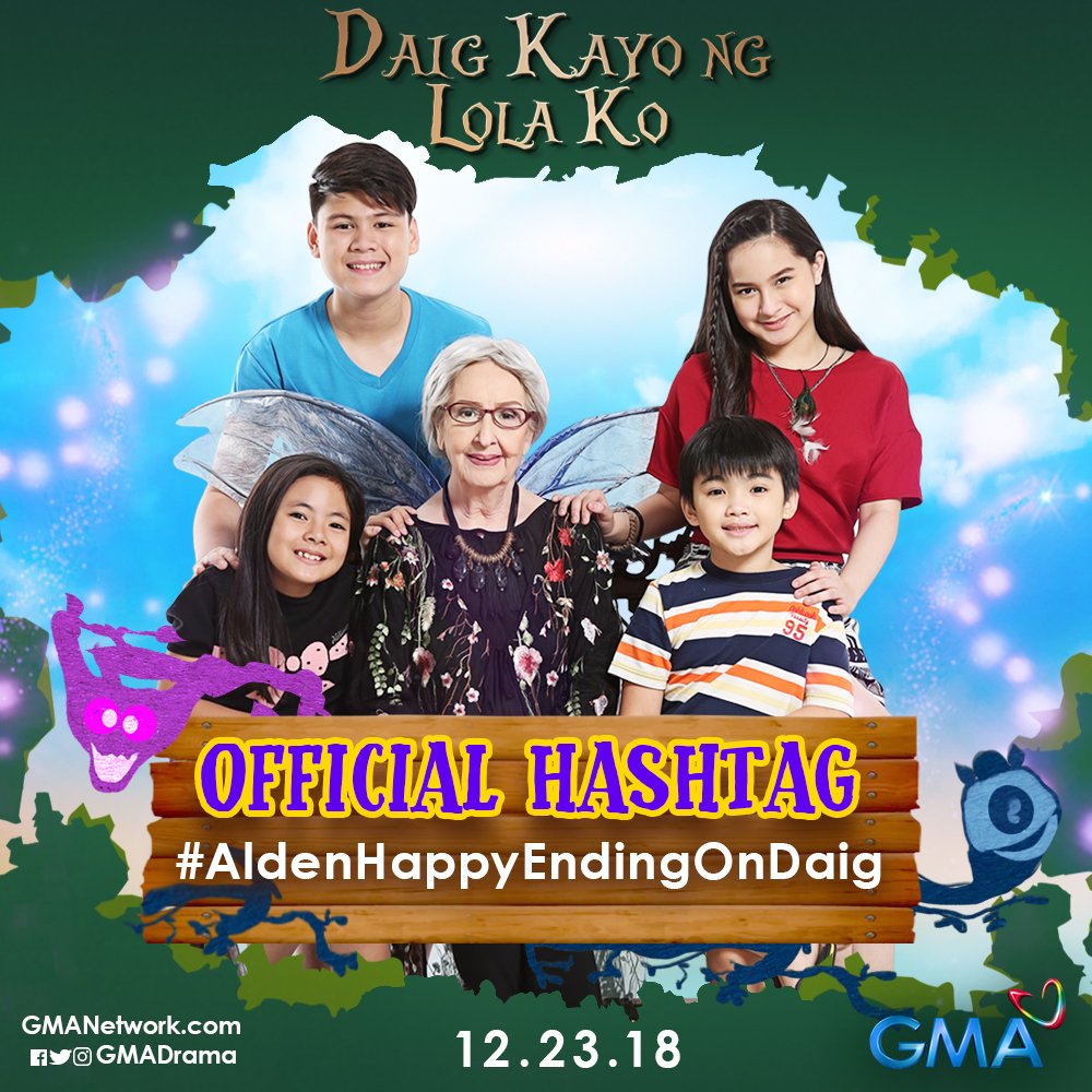 Happy Sunday po! Official hashtag po natin para mamaya ay #AldenHappyEndingOnDaig!