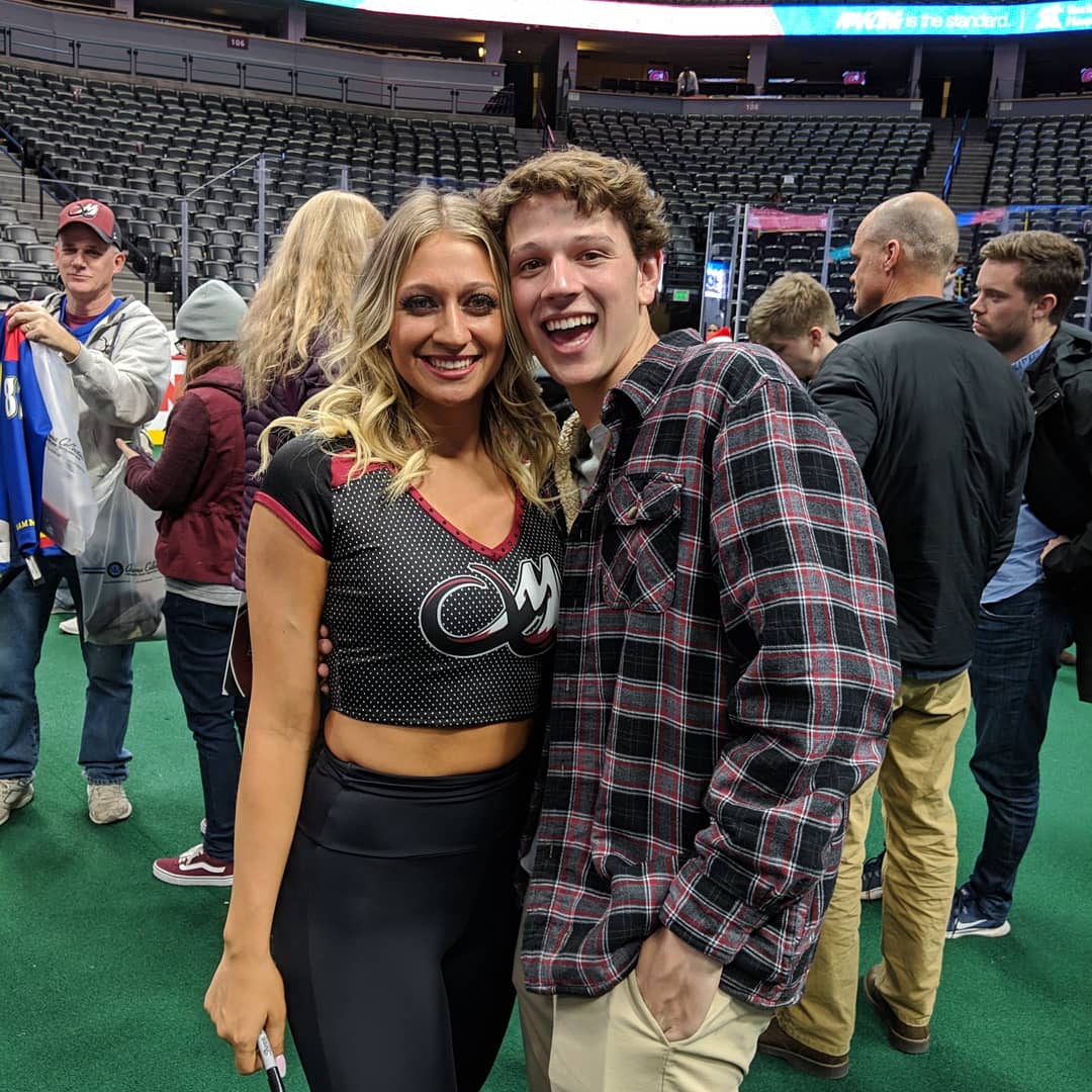 CharlesSchley's tweet photo. Happy Birthday Ferris and congratulations to Meredith on her first game. https://t.co/0KRKIlBT23