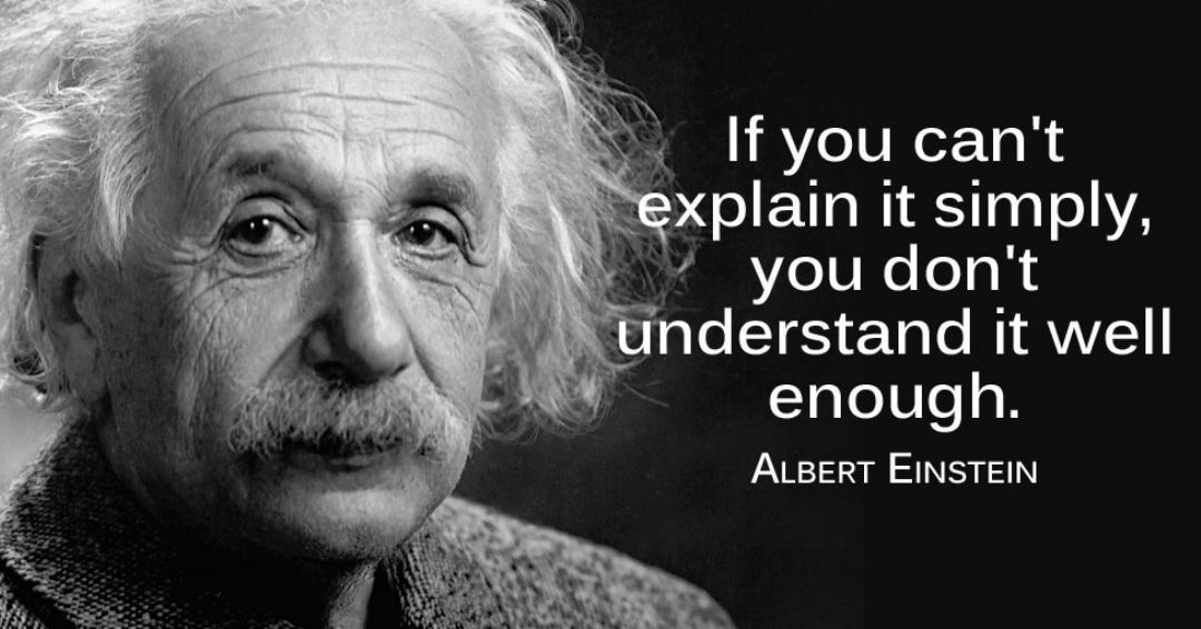 BeMoreOotSuk's tweet photo. "If you can't explain it simply, you don't understand it well enough.” —Einstein
#k12 #k12education #k12learn #kids #student #question #answer #Einstein #askmeanything #curiosity https://t.co/a5OJLha4e2
