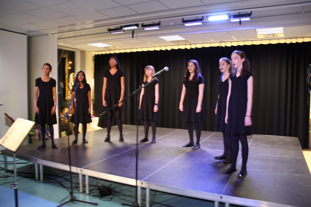 RiversArnhem's tweet photo. Last week the Rivers Girls' Choir performed at the December Festival ánd at 'Woonzorgcomplex De Veste' of @sizatweet in @InSchuytgraaf https://t.co/Aiz8VLvael