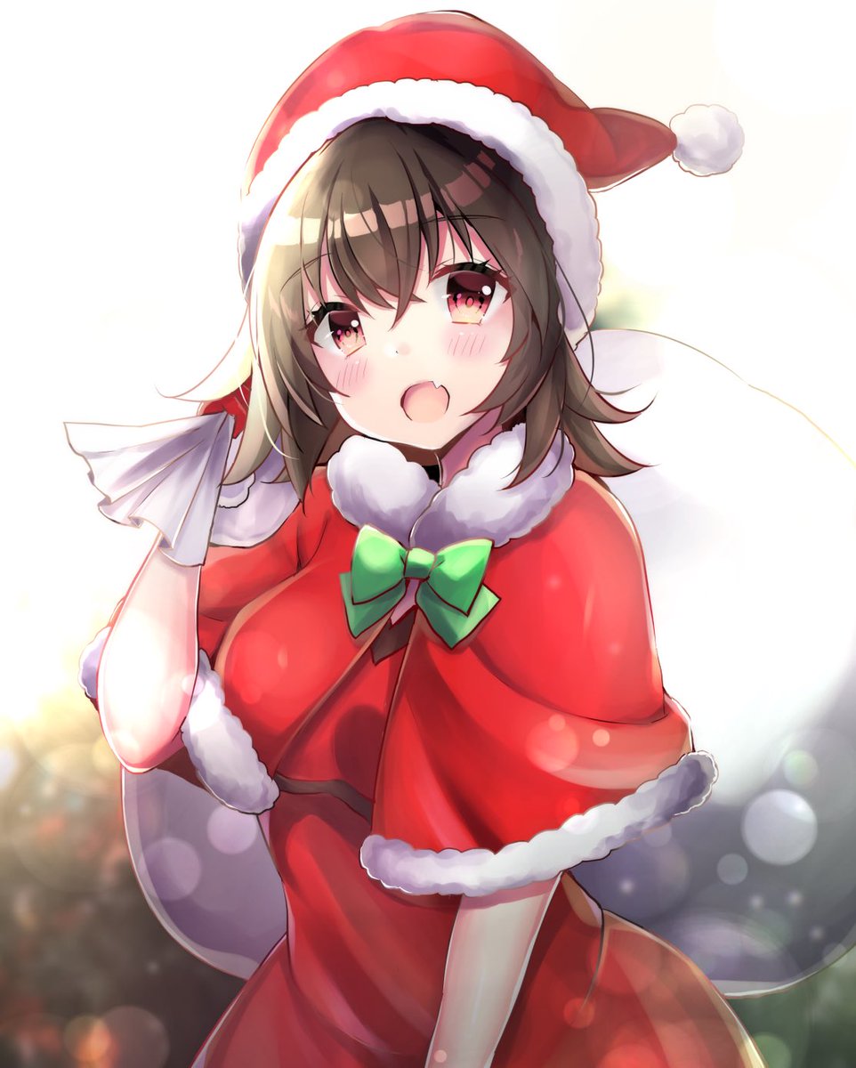 鎖骨ちゃん V Twitter 女の子 トプ画 画像配布 イラスト イラスト好きな人と繋がりたい クリスマス サンタクロース サンタさん ラブライブサンシャイン さんしゃいん