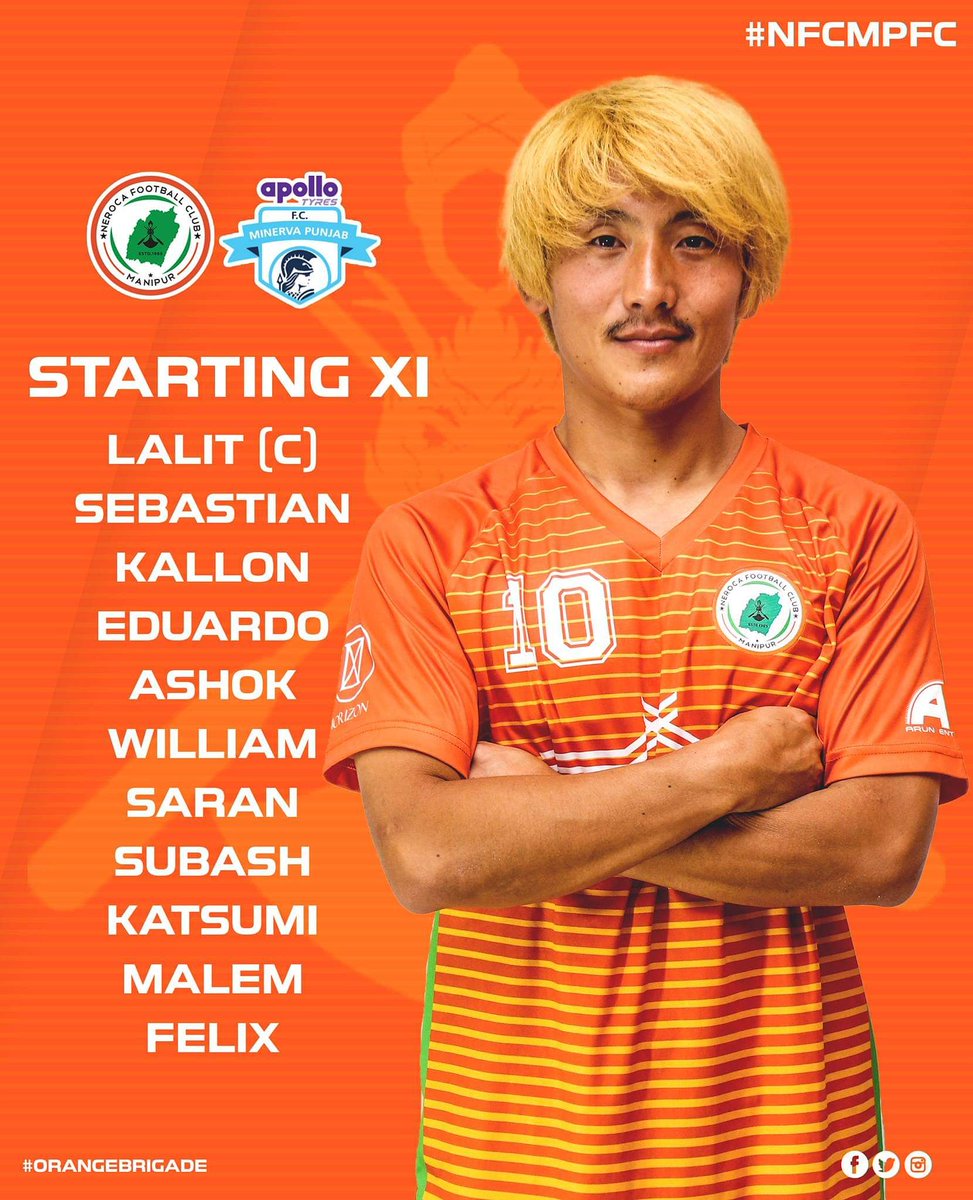 NerocaFC's tweet photo. STARTING XI FOR TODAYS MATCH #NFCvMPFC https://t.co/JtvYeRhplZ