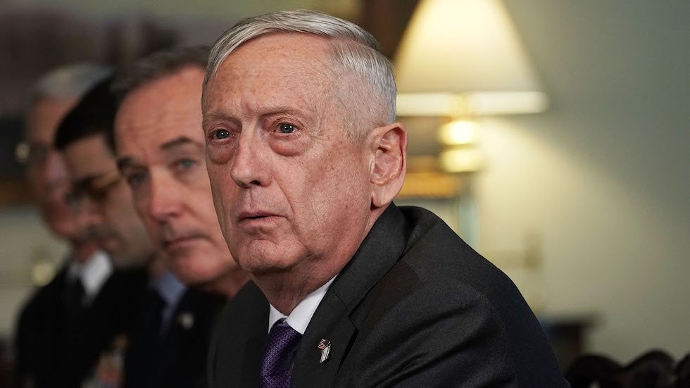 Mattis gone by January 1