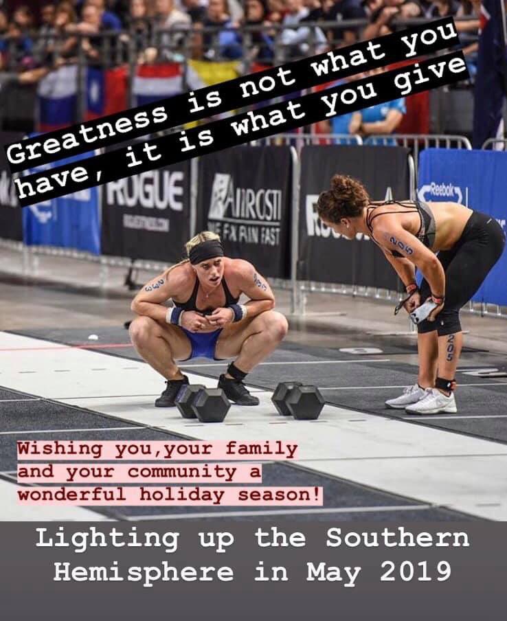 sammywoodsy's tweet image. Love this ❤️ @TiaToomey 
Best moment of the 2018 @CrossFitGames  Regionals.....
#crossfit #bigheart #easyworkout😜