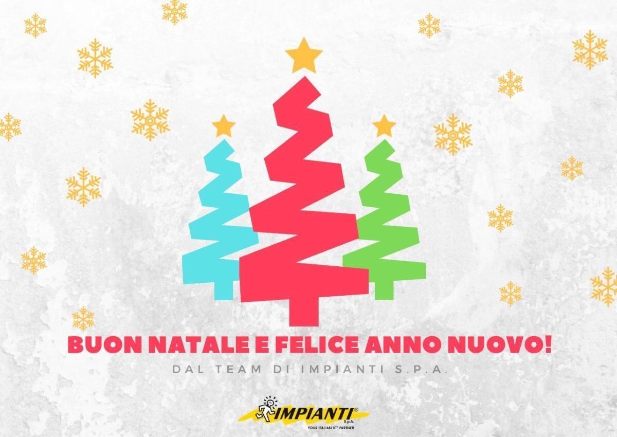 🎅 #BuonNatale e Buone Feste da tutto il Team di Impianti! 
Il 2019 sarà sicuramente un anno ricco di #novità e #innovazione e noi cercheremo di essere ancora protagonisti! 👍 #MerryChristmas