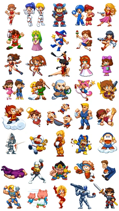 なんのキャラクターだったか思い出せない壁紙
#ドット絵 #pixelart 