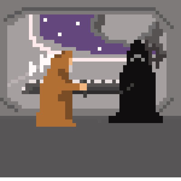 ClickersComic's tweet image. Trying my hand at animation - something I’ve always loved, but never explored! #Starwars #Jedi #Animation #PixilArt ⁦@starwars⁩