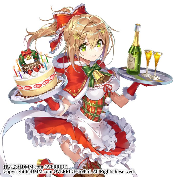 あとかんぱにのクリスマスイベントに一枚描かせていただいております。 