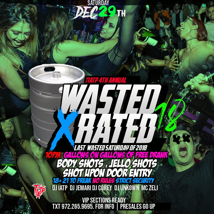 DJIATP's tweet photo. #WastedXrated18 This Saturday https://t.co/XiDgcvRFLO