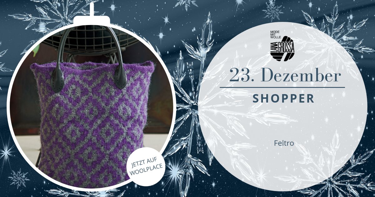 lanagrossa's tweet photo. ❄️ 23. Dezember ❄️ 

Mit diesem schicken Shopper aus unserer Feltro macht die nächste Shoppingtour gleich noch mehr Spaß 😃

Hier geht es zum Adventskalender: https://t.co/wnMnvIzCnn

 #LanaGrossa #Adventskalender https://t.co/mhfRkoE2wu