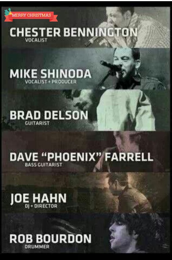 Madeleine_1115's tweet photo. #LPFamily #Happy Christmasπ.... if you do not celebrate Christmas #SeasonsGreetings π @ChesterBe β€ π π@mikeshinoda @BradDelson @phoenixlp @joehahnLP #RobBourden always @linkinpark with so much love #MakeChesterProud πππππ https://t.co/Y7SCMSUWRf