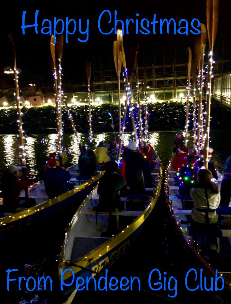Happy Christmas to our members, supporters, followers and well wishers! 
Onwards and upwards to a great season of rowing in 2019! 
#proudtobependeen #christmas #pendeenistheplacetobe #gigrower  #gigrowing