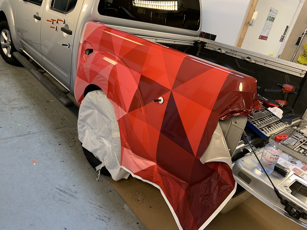 SignaceLtd's tweet image. New graphics on the truck for the new year #wrapped #vinyl #hexis