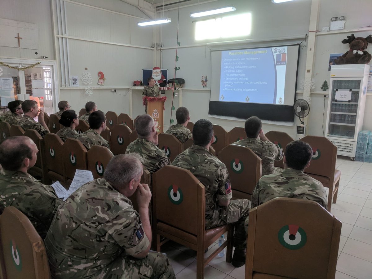 63WksGpCO's tweet photo. Looking after the facilities management of a key asset this Christmas is #ArmyReservist LCpl Scott. Mobilised from 525 STRE for a 6 month operational deployment with the UK STRE (ME), bringing his civilian skills to the fore to great effect. Read more in this monthβs #SapperMag https://t.co/CmqwmurssM