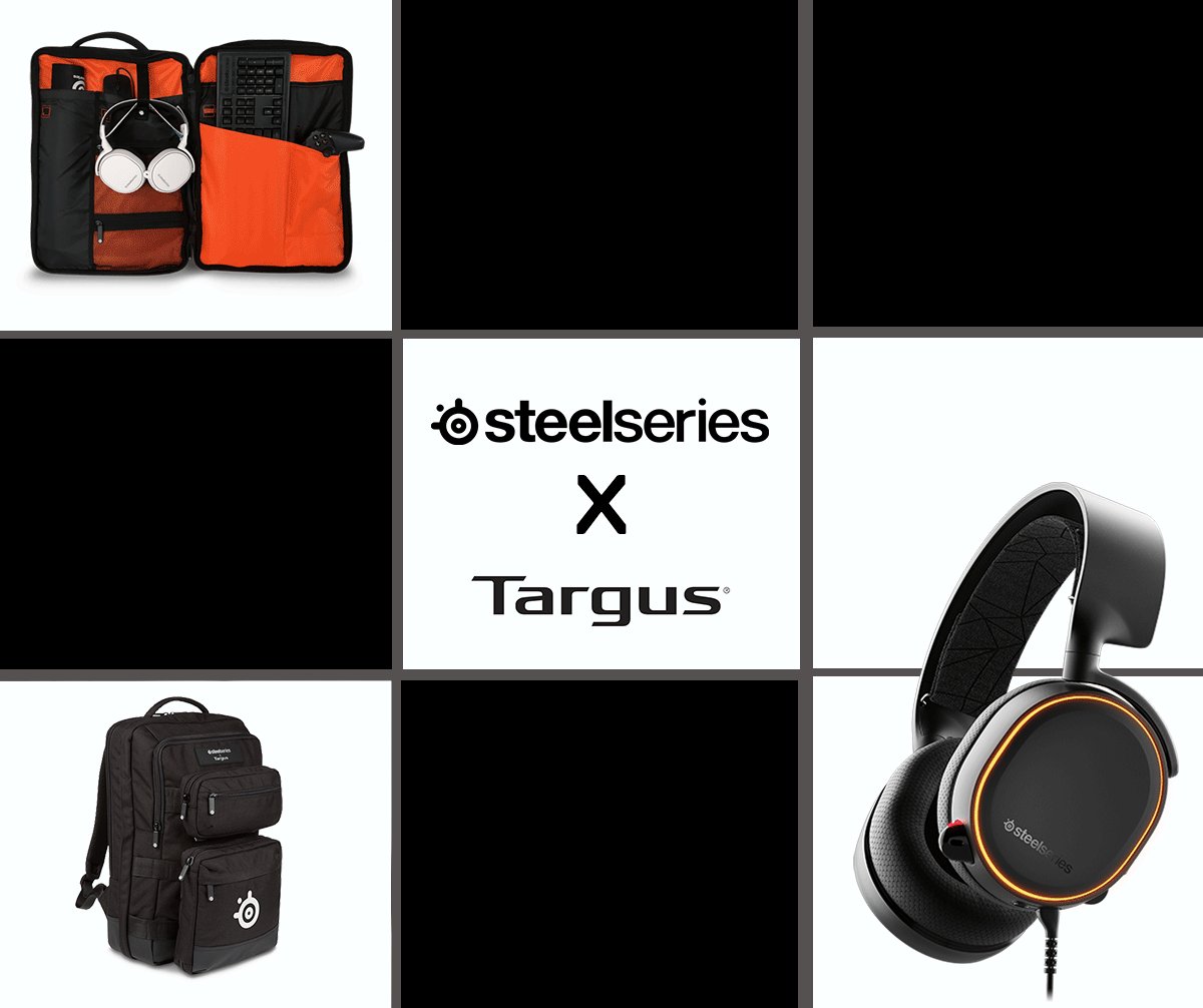 SteelSeriesFR's tweet photo. #CHRISTMASSTEELAY Pour tenter de remporter
2 sac Targus Steelseries + 1 casque ARCTIS 5 EDITION 2019 à l'occasion de Noël 🎅🎄

Pour participer c'est simple : 
1. RT ce tweet 
2. FOLLOW @SteelSeriesFR et @Targus 😉
3. Tag 3 mates

TAS le 12/01/2019 https://t.co/HVKotC5E6K