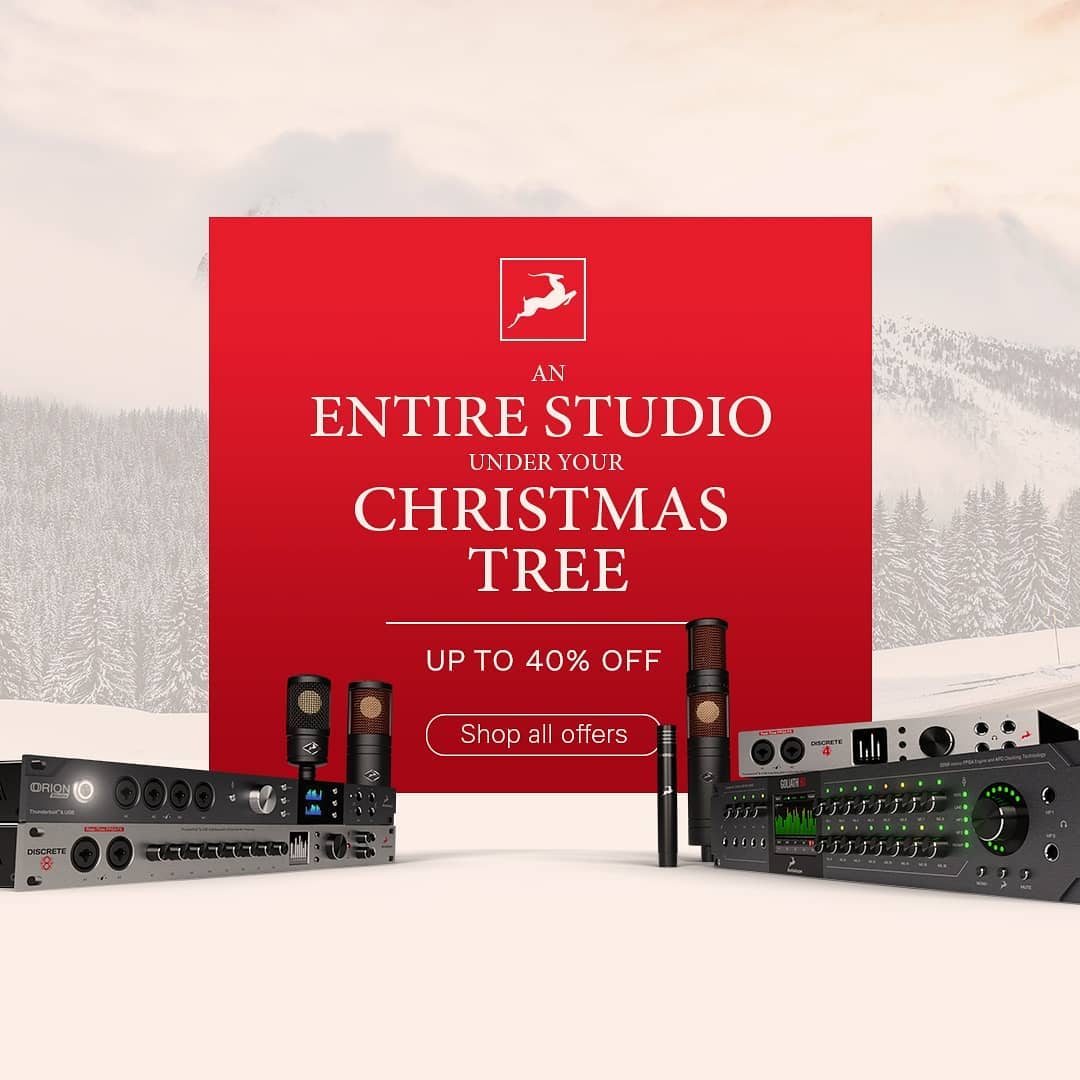 ANTELOPE AUDIO celebra le feste assieme al suo 15esimo Anniversario! Come regalo speciale troviamo in offerta le migliori Interfacce Antelope abbinate a diversi microfoni a modellazione - lo sconto applicato sale fino al 40%. Scopri subito l'offerta: bit.ly/2BBl3BR