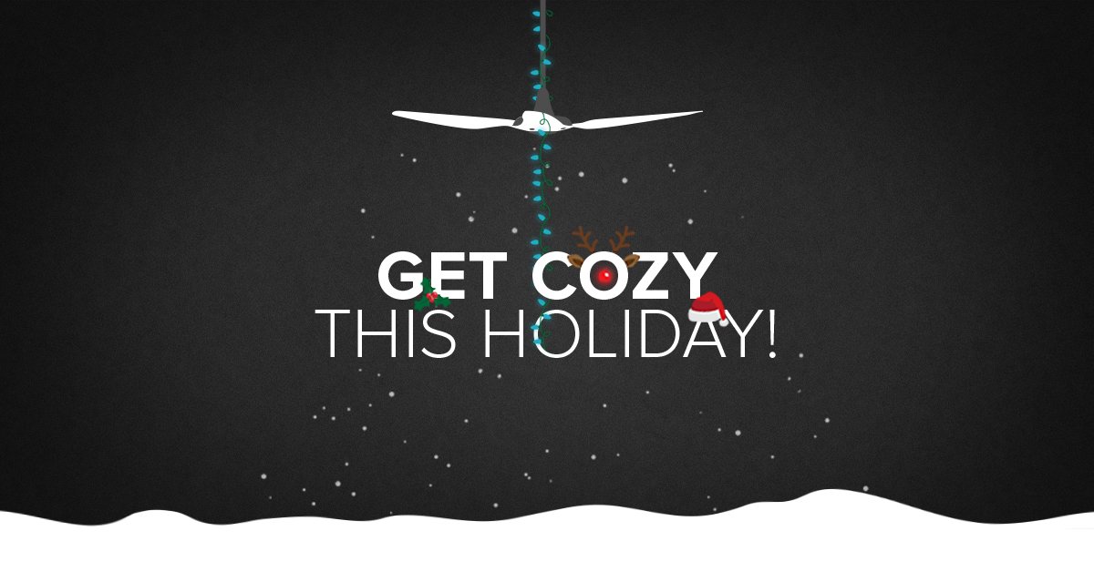 It's almost Christmas! We hope you're spending the holidays cozied up under a Haiku fan ☺️✨