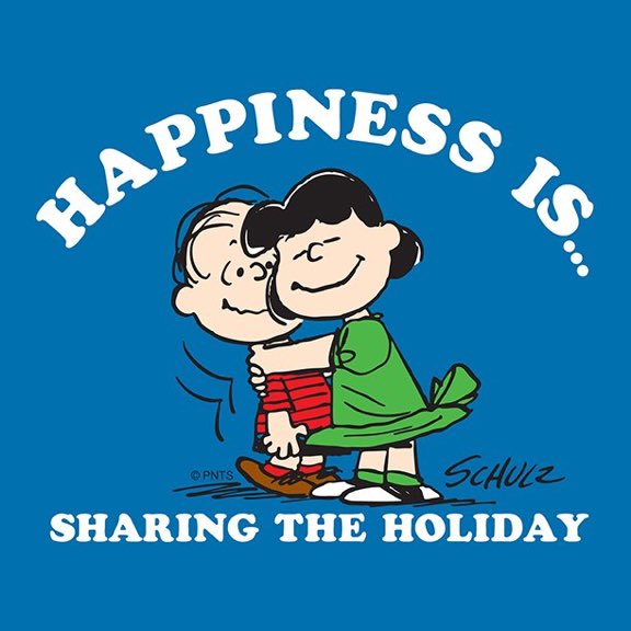 Peanuts_4Fans's tweet photo. Happiness is sharing the Holiday with family and friends. https://t.co/nuTH1jfJsT