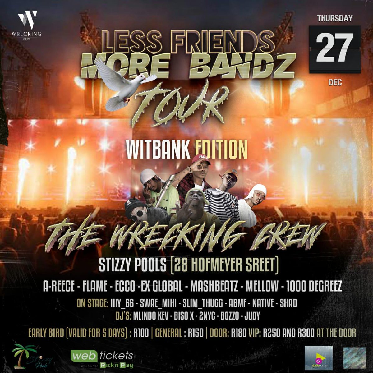 yort_56's tweet photo. #LFMBtour
@LFMB_Tour
๐WITBANK EDITION (STIZZY POOLS) , MP
๐27 SMMR '18
MPUMALANGA YOU BETTER BE READY. https://t.co/iR2YwD8x0m