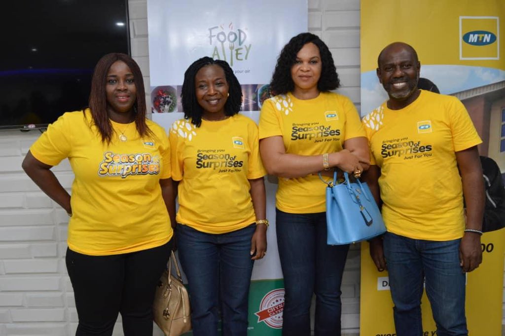 DemolaExpoze's tweet photo. Photos from Eco bank HeadQuaters as the #YelloTrain came with the #YelloCanteenDelight
cc of #MTNSeasonOfSurprises https://t.co/wYobHuvz82