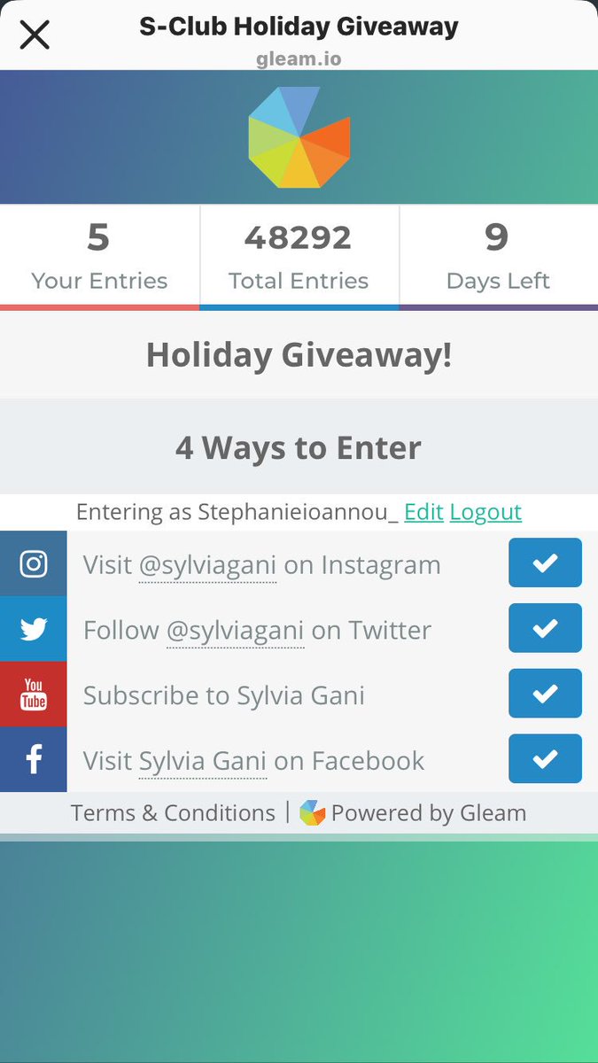 Itstephanie11's tweet photo. @sylviagani  can’t wait for the giveaway https://t.co/oRdWOqMFAD
