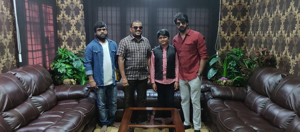 Naveenc212's tweet photo. New beginning with #YASHASCINEMAS  produced by V.Manjunatha 
Direction by Venumadikanti .Director of #venkatapuram  shooting on floor soon. #actionthriller https://t.co/bIZzdSEVg2