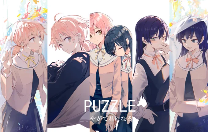 今回冬コミのお品書きになります。新刊は『PUZZLE』というやが君の本です、また既刊の『桜と刀』も少しあります。三日目東ネ06bでお待ちしております,よろしくお願い致します! 