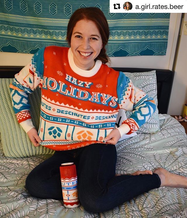 We're all in for the hazy holidaze, <a href="/a/">Ani</a>.girl.rates.beer! So cute! #SaturdaySmashup #chicagogrammers #iadorewhatiwore bit.ly/2T57NfN