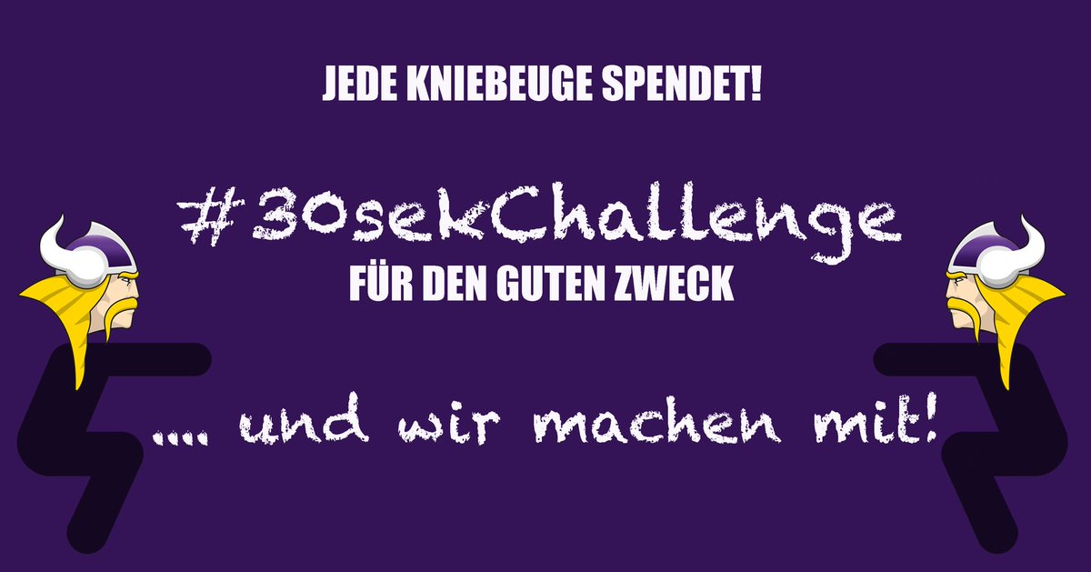 ViennaVikings's tweet photo. #StarkehelfenSchwachen! Mit der #CharityBowl, dem #DaciaVikings #BuddyProgramm und der #30SekChallenge konnten wir 2018 über €15.000.- an Spenden für misshandelte, kranke und benachteiligte Kinder sammeln. Danke! Infos auf https://t.co/rcRMNqA5xR 💜💪🏽🏈🎀 #BleedPurple #WeCare https://t.co/T9gvKmEbF2