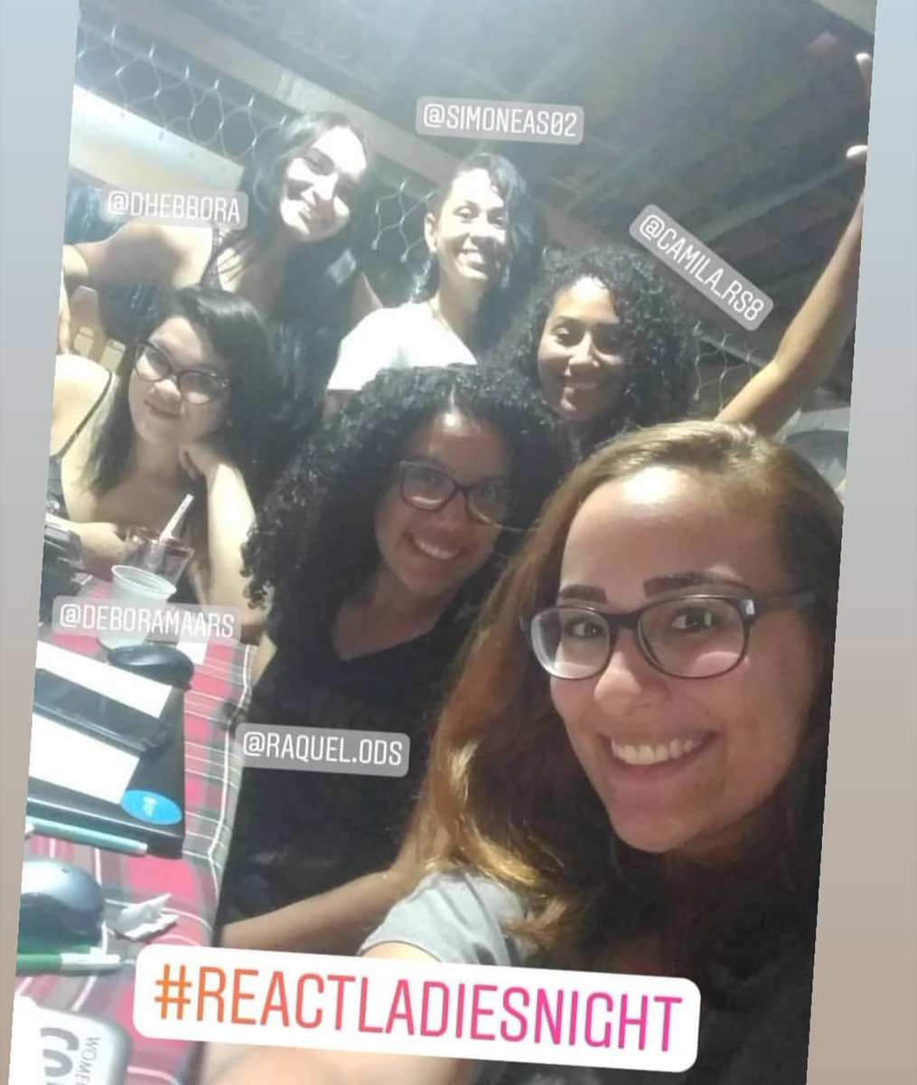 ReactLadies's tweet image. Nosso Corujão realizado com sucesso, todas saíram com suas primeira webpage já online !! 
#girldeveloper  #girlpower #womeninspiringwomen #ReactLadies #react 
#javascript #code #computerscience #technology #webdeveloper