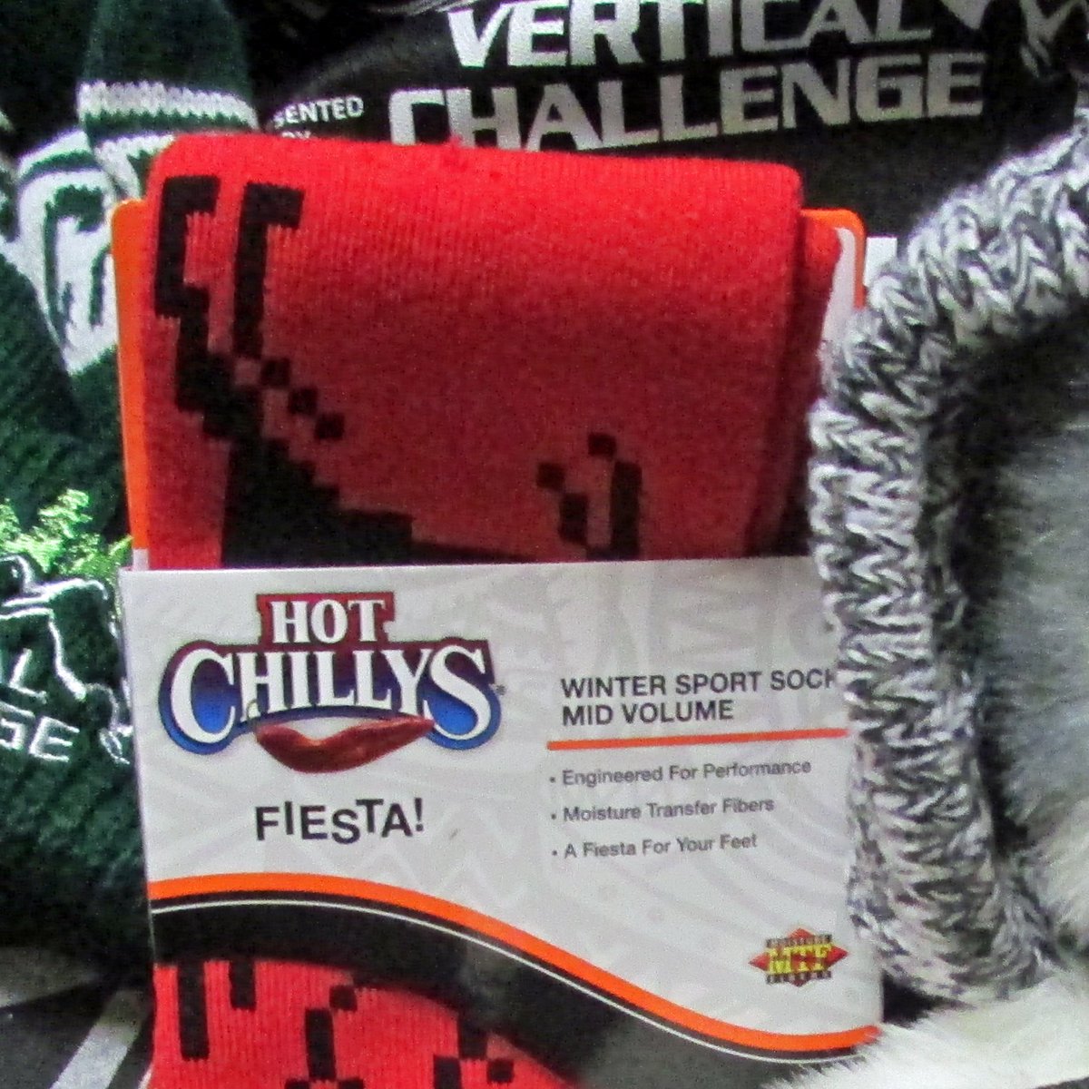 skivc1991's tweet photo. Oh yeah, @HotChillys socks are in the prize mix (and maybe you should have some under your tree, too)! Plus you could win base layer for your entire family! Enter at VC website or at a tour stop like Big Boulder or Camelback this week! #HotChillys #skivc
https://t.co/4HQ1WMQDLN https://t.co/odhiRIrv5x
