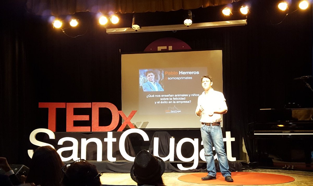 Muchos de los comportamientos habituales en el actual mundo del trabajo, tienen su origen en nuestra historia evolutiva. Como dice <a href="/somosprimates/">Pablo Herreros Ubalde</a> en su charla <a href="/TEDxSantCugat/">TEDxSantCugat</a> en el fondo “Somos chimpancés de cuello blanco”. youtube.com/watch?v=hiZ8E9… Dejas un gran recuerdo amigo!