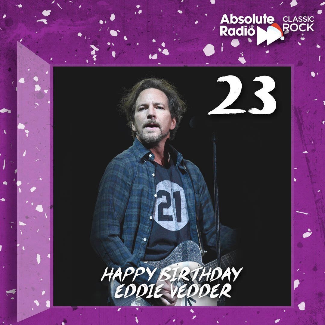 Happy birthday Mr Eddie Vedder, one of the best voices in rock! 54 today! 