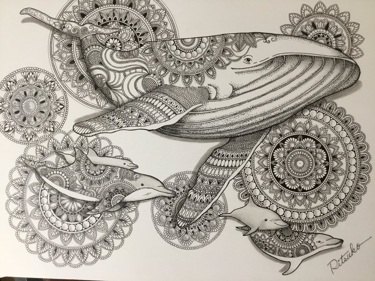 ボールペンアーティスト璃維子Ritsuko on X: 