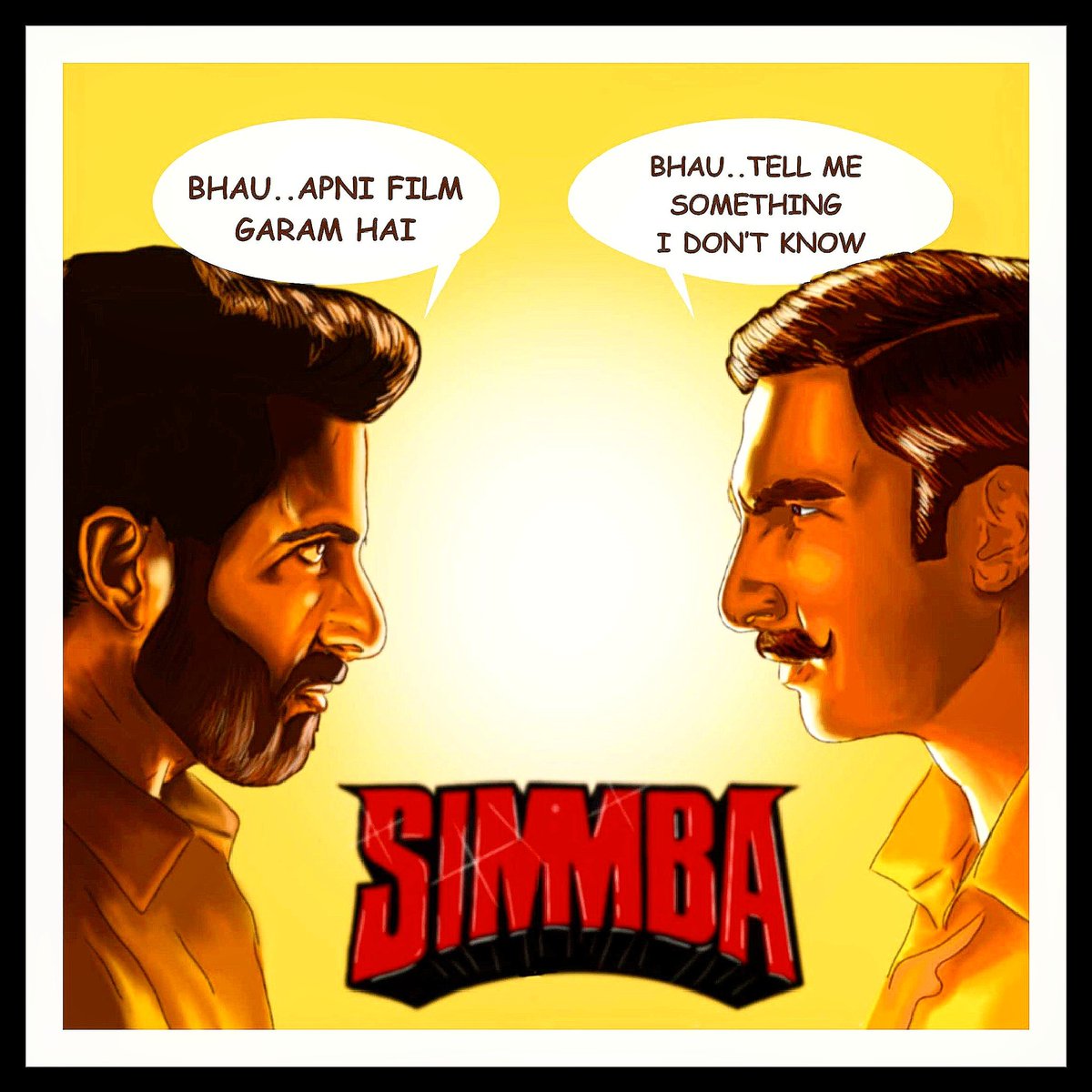 HrishikeshPara9's tweet photo. Part:3 of SIMMBA 👑 both the stunning actor all set to rule the box office 🔥🔥
.ala re ala SIMMBA ala #RanveerSingh #Simmba #simmba28dec #sonusood #RohitShetty https://t.co/Y69Wl00zw0