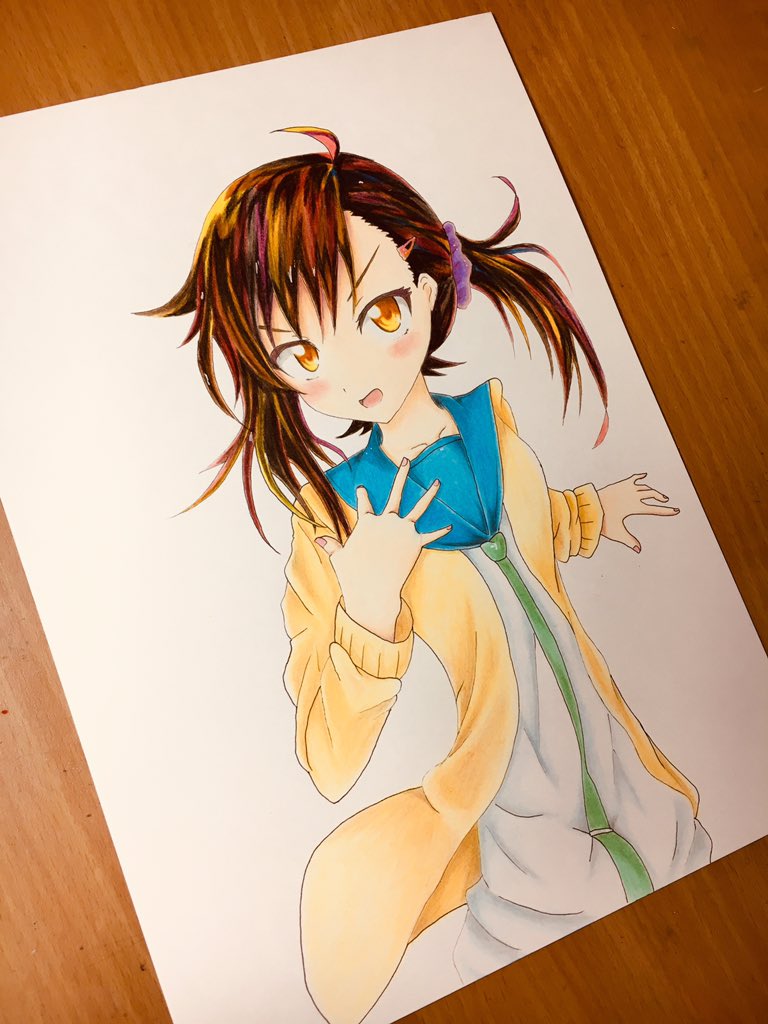 ニセコイより小野寺春描きました かわいすぎ 反応くださると周ります 絵描き シェイオーのイラスト ニセコイより小野寺春描きました かわいすぎ 反応くださると周ります 絵描き シェイオーのイラスト