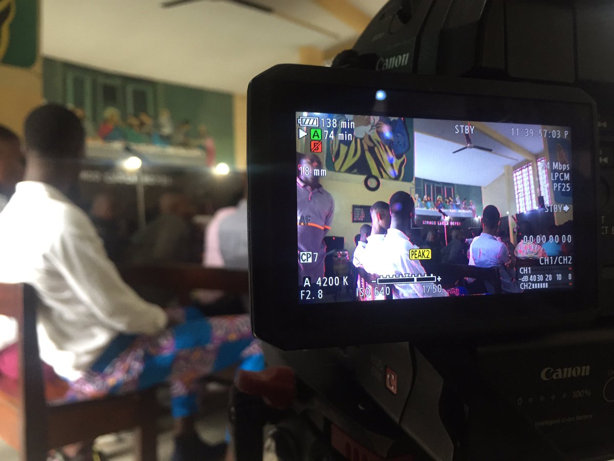 JohnJoeRegan's tweet photo. Shooting a piece on the role of the Catholic Church in Congolese politics. Far more interesting than you might imagine. Report out later #RDCElection2018 https://t.co/NLFC7wPdkF
